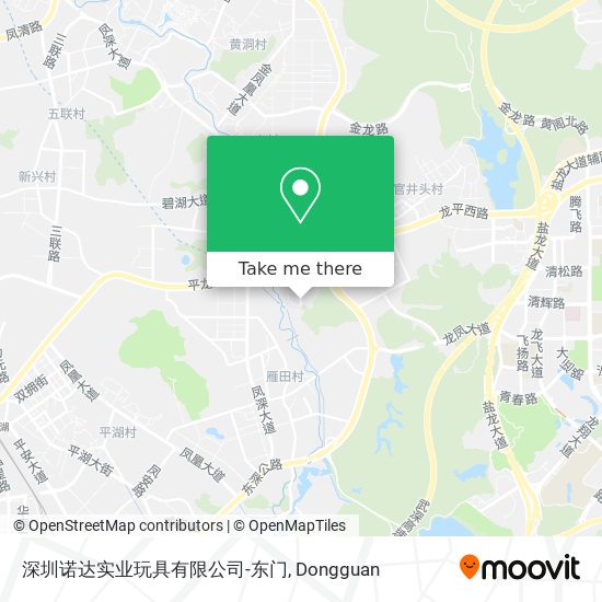 深圳诺达实业玩具有限公司-东门 map