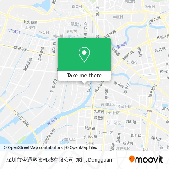 深圳市今通塑胶机械有限公司-东门 map