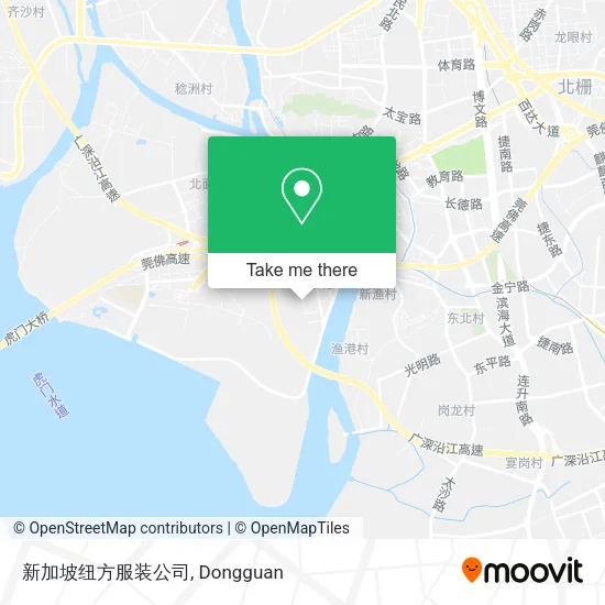 新加坡纽方服装公司 map