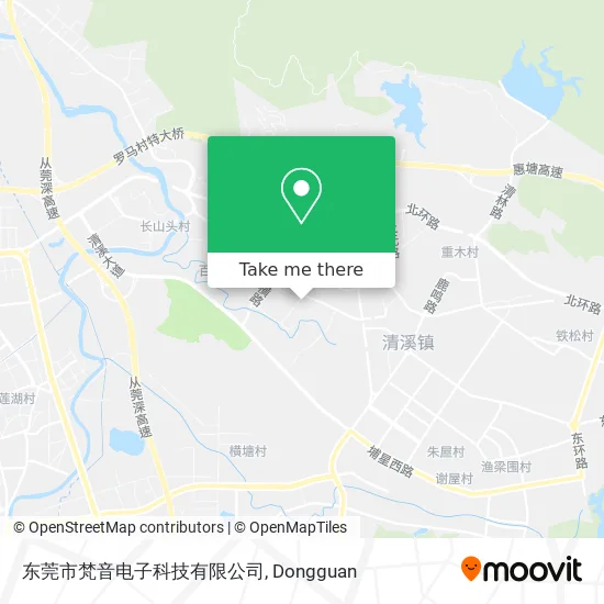 东莞市梵音电子科技有限公司 map