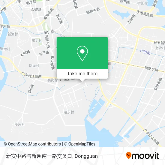 新安中路与新园南一路交叉口 map