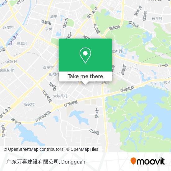 广东万喜建设有限公司 map