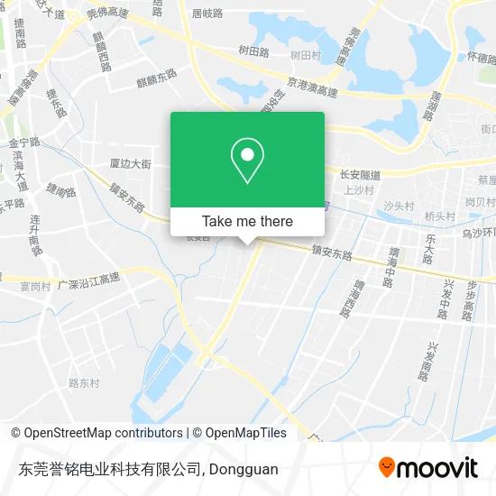 东莞誉铭电业科技有限公司 map