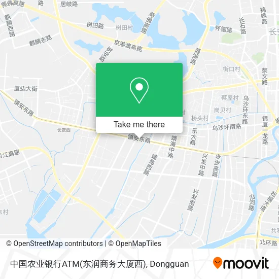 中国农业银行ATM(东润商务大厦西) map