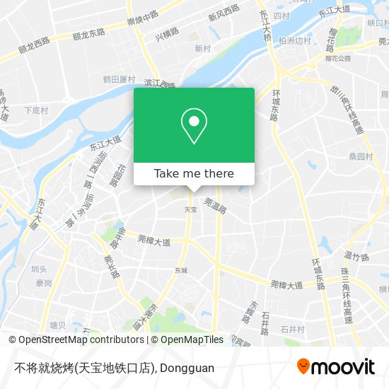 不将就烧烤(天宝地铁口店) map