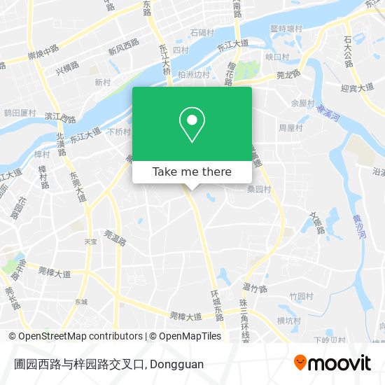 圃园西路与梓园路交叉口 map