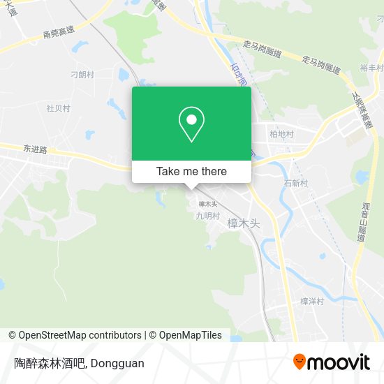 陶醉森林酒吧 map