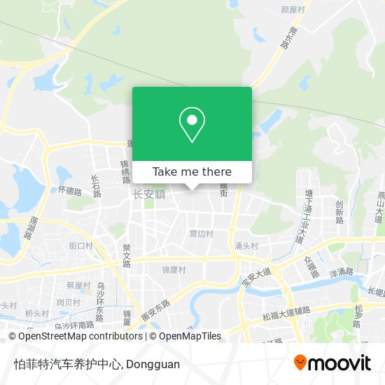 怕菲特汽车养护中心 map