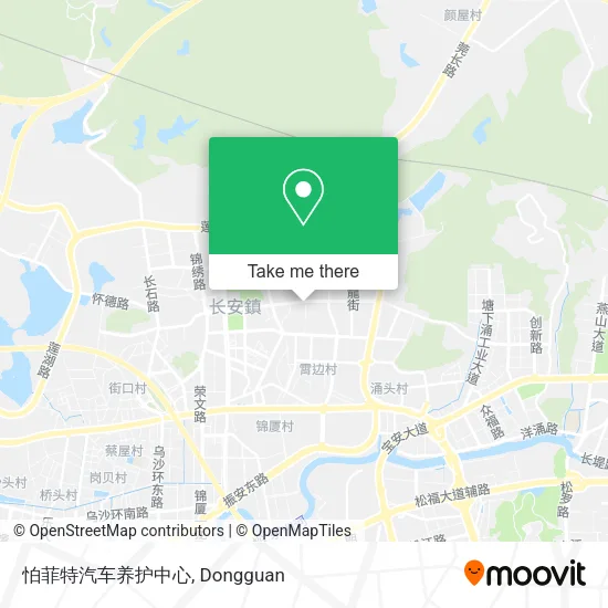怕菲特汽车养护中心 map