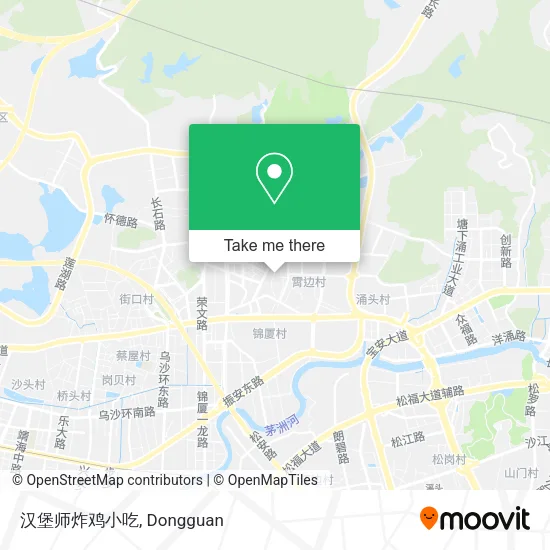 汉堡师炸鸡小吃 map