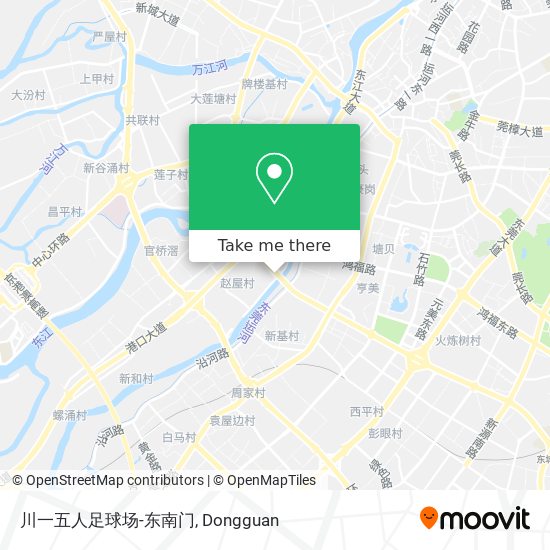 川一五人足球场-东南门 map