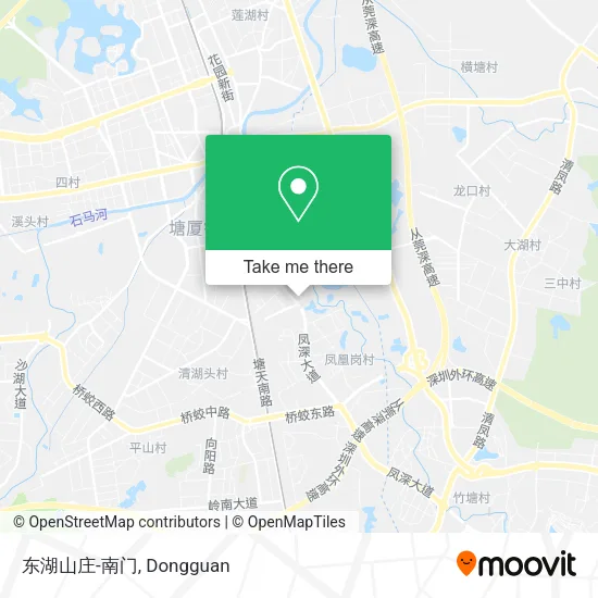 东湖山庄-南门 map