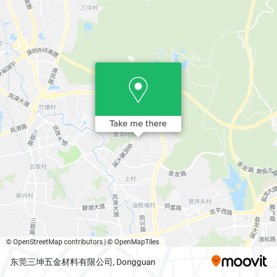 东莞三坤五金材料有限公司 map