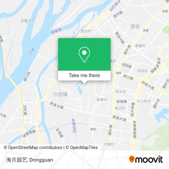 海月园艺 map