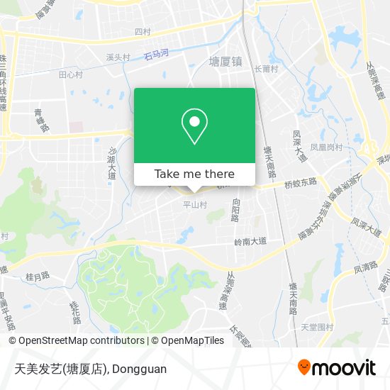 天美发艺(塘厦店) map