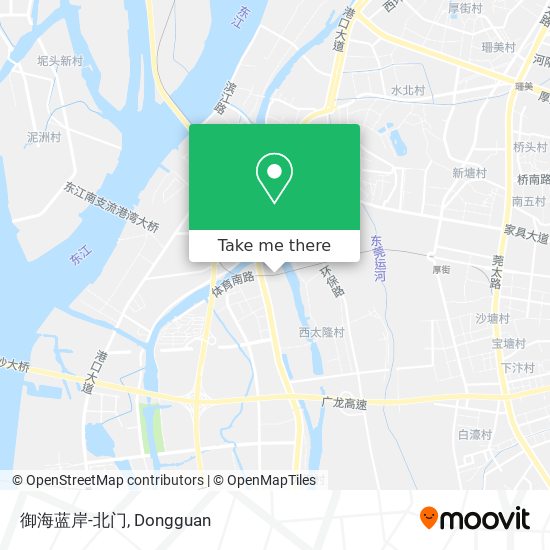 御海蓝岸-北门 map