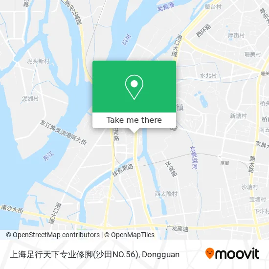 上海足行天下专业修脚(沙田NO.56) map