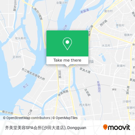 齐美堂美容SPA会所(沙田大道店) map