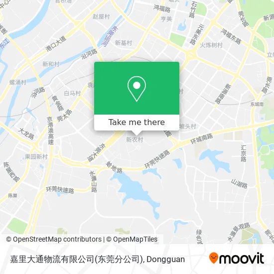 嘉里大通物流有限公司(东莞分公司) map