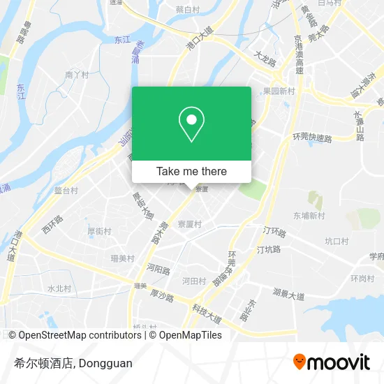 希尔顿酒店 map