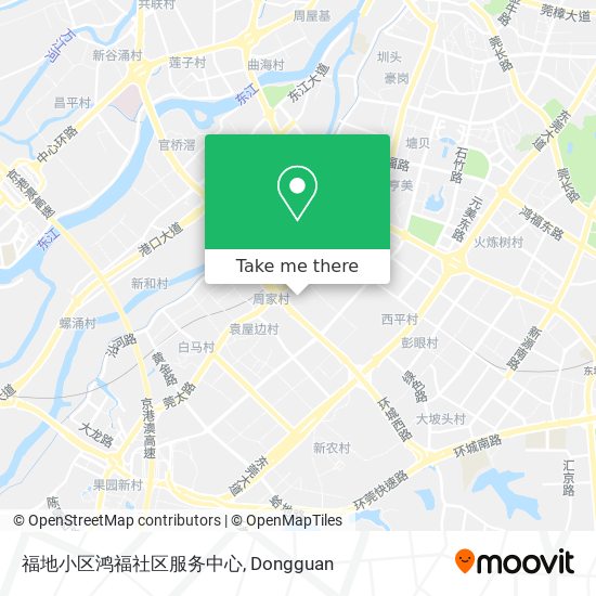 福地小区鸿福社区服务中心 map