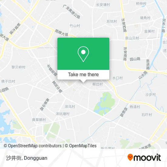 沙井街 map