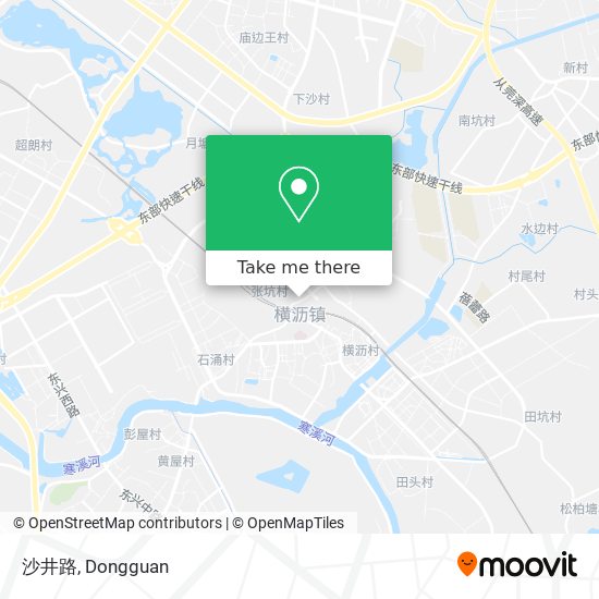 沙井路 map