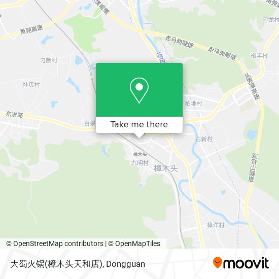 大蜀火锅(樟木头天和店) map