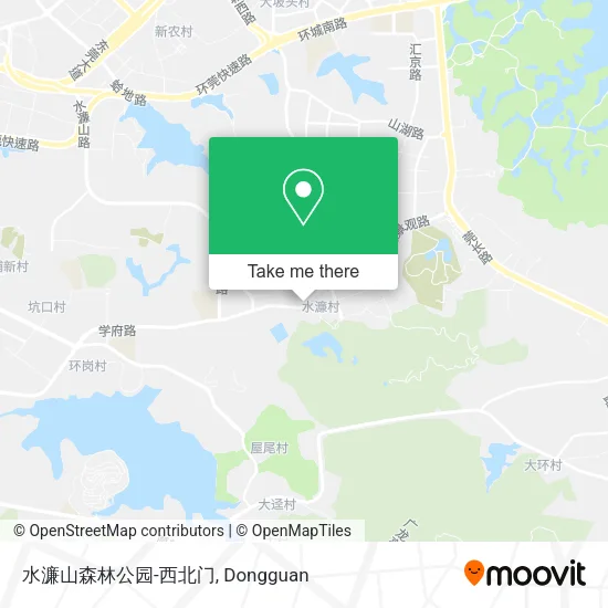 水濂山森林公园-西北门 map