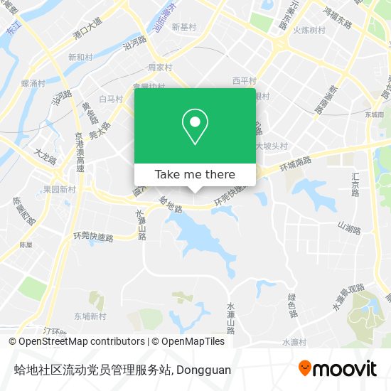 蛤地社区流动党员管理服务站 map