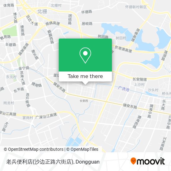 老兵便利店(沙边正路六街店) map