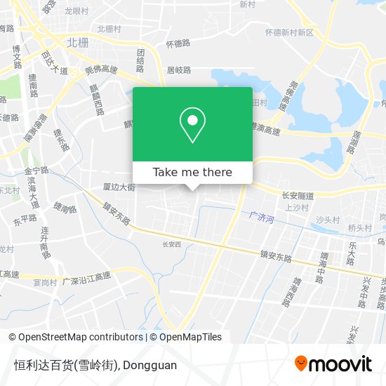 恒利达百货(雪岭街) map