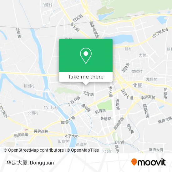 华定大厦 map