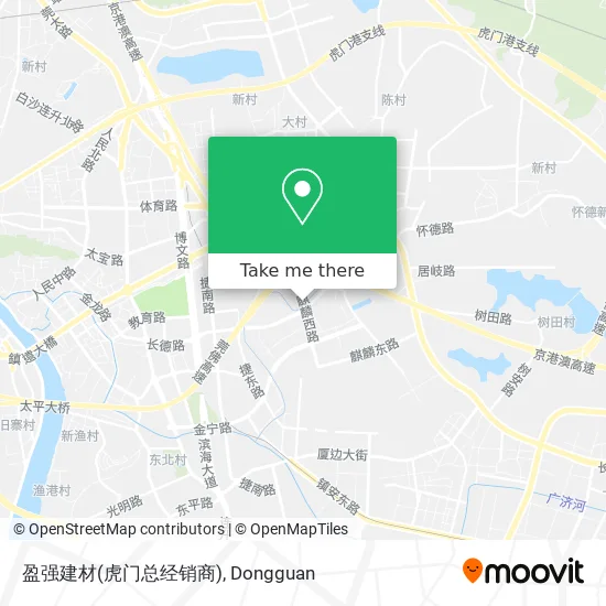 盈强建材(虎门总经销商) map