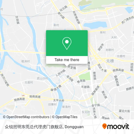 众锐照明东莞总代理虎门旗舰店 map