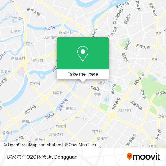 我家汽车O2O体验店 map