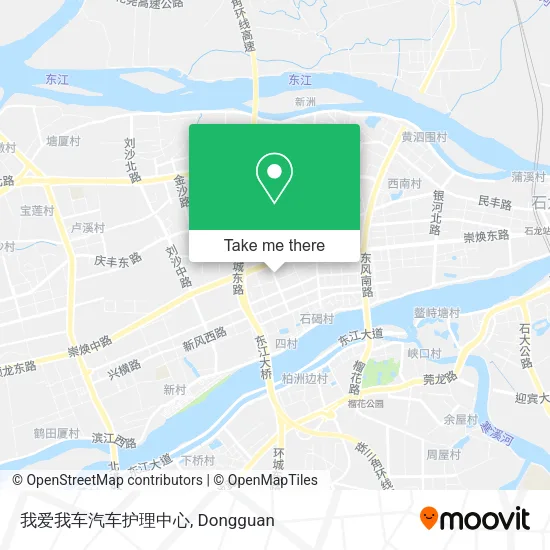 我爱我车汽车护理中心 map