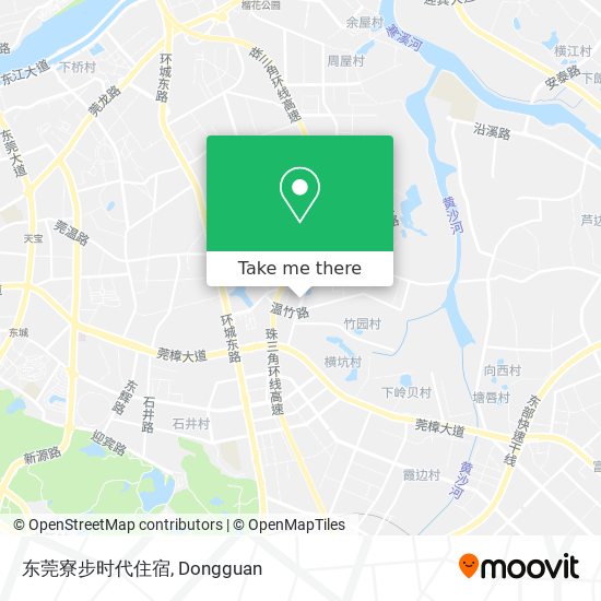 东莞寮步时代住宿 map