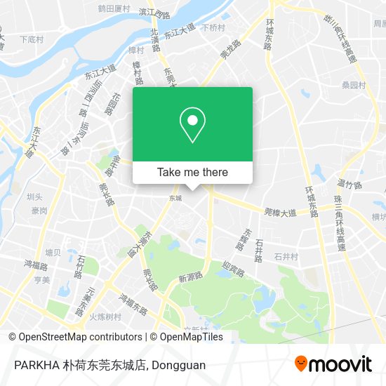 PARKHA 朴荷东莞东城店 map