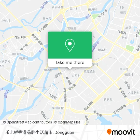 乐比鲜香港品牌生活超市 map