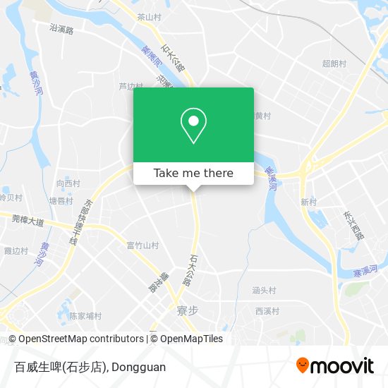 百威生啤(石步店) map