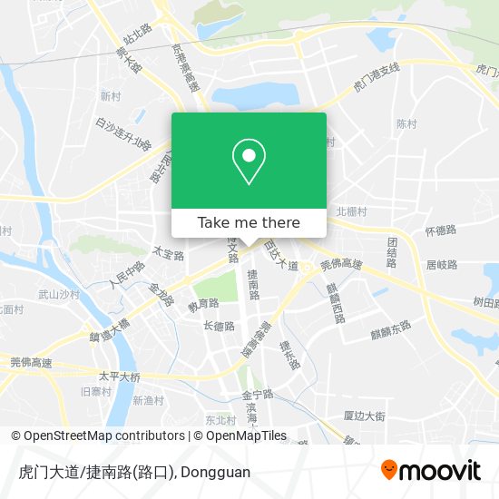 虎门大道/捷南路(路口) map