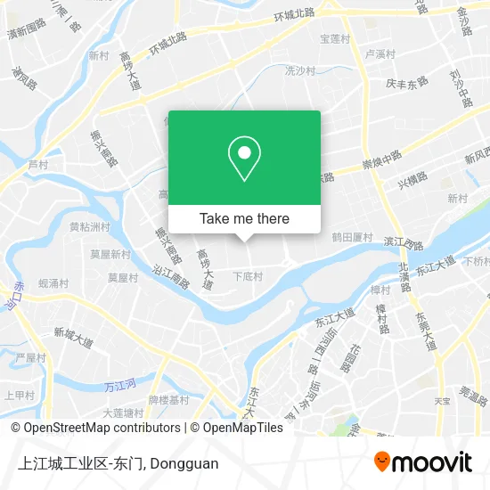 上江城工业区-东门 map