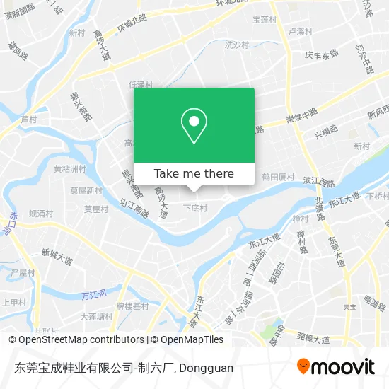 东莞宝成鞋业有限公司-制六厂 map