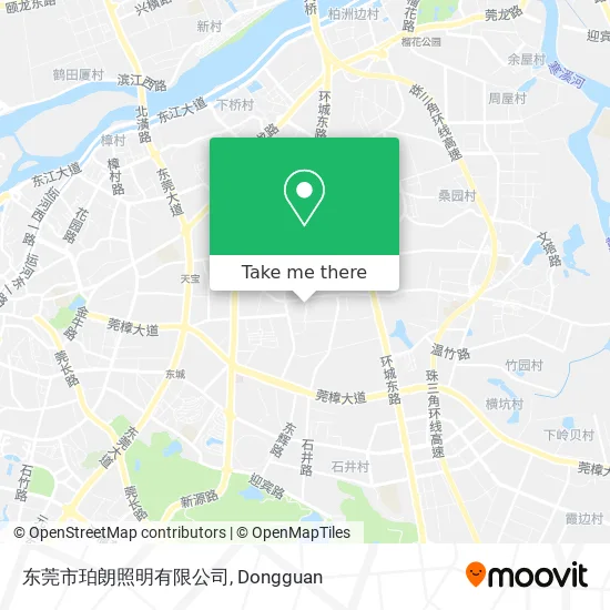 东莞市珀朗照明有限公司 map