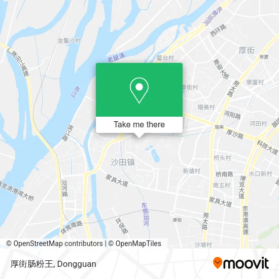 厚街肠粉王 map