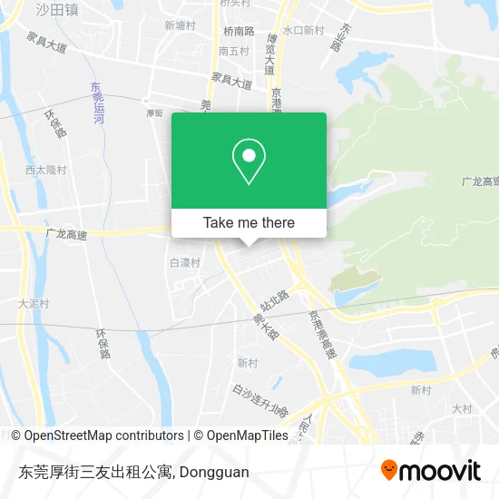 东莞厚街三友出租公寓 map