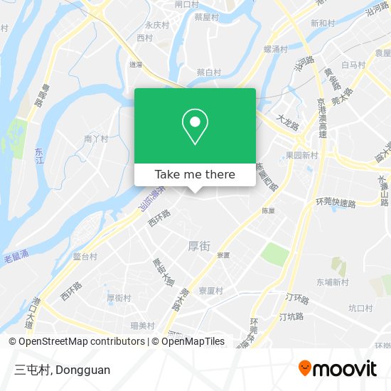 三屯村 map