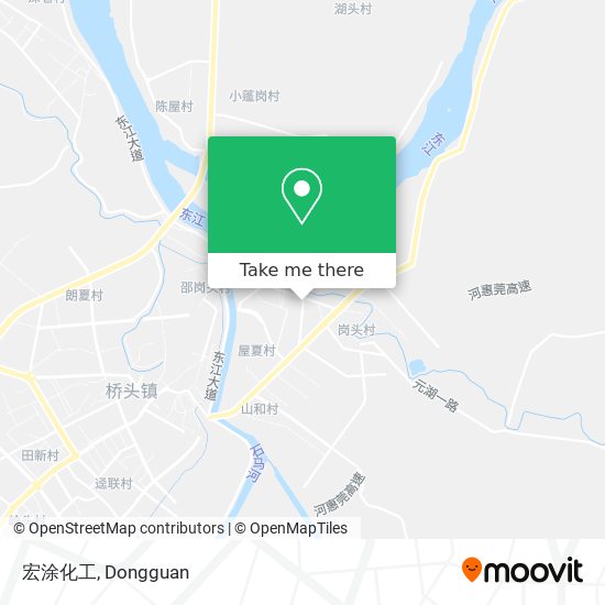 宏涂化工 map