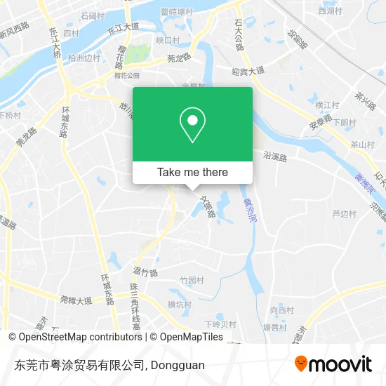 东莞市粤涂贸易有限公司 map